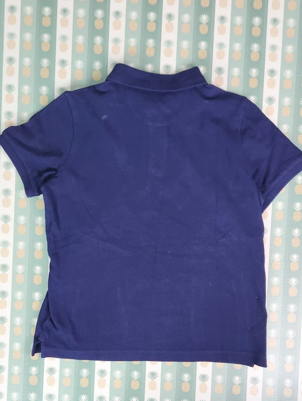 Vineyard Vines Boys Nautical Navy Blue Polo Shirt